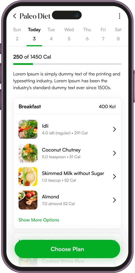 planning breakfast for weight lose - diet pulse app